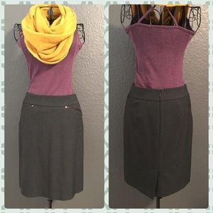 Ann Taylor Zipper Pencil Skirt